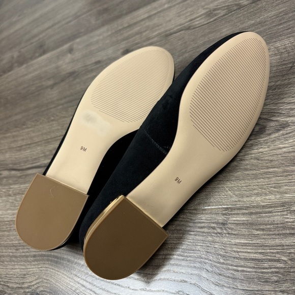 Talbots NWOT Ryan Embroidered Suede Loafers 9 - Christmas, Holiday, Black - Picture 8 of 10